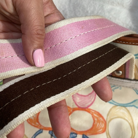 ❤️Coach Hampton Scribble Handbag Vintage - Picture 14 of 16